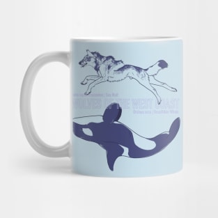 Wolves of the West Coast Mug